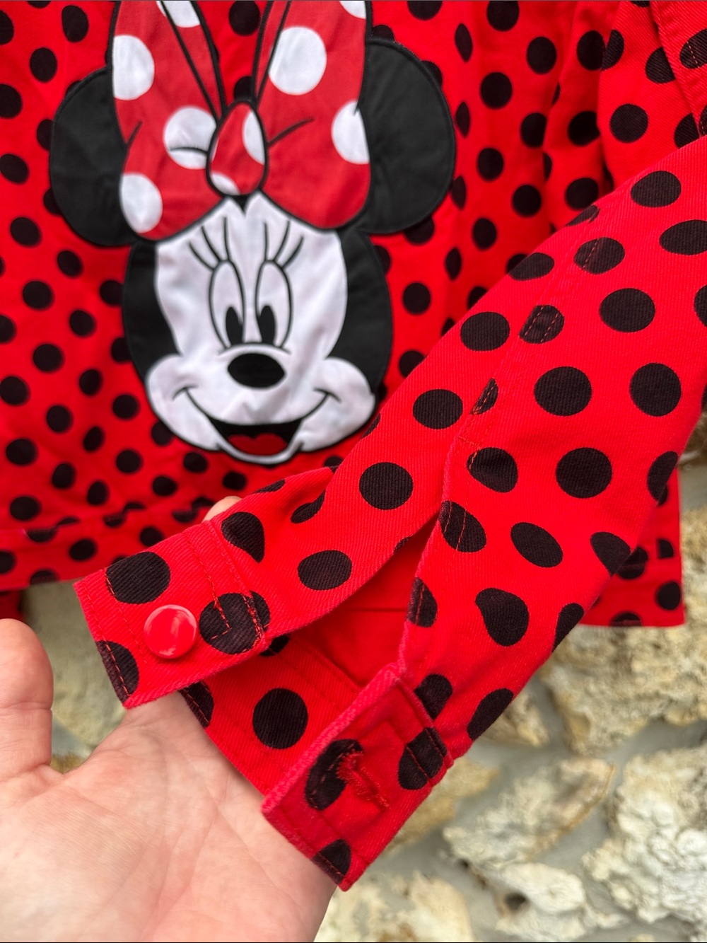 Disney jacket Minnie Mouse polka dot twill jacket - Picture 10 of 14